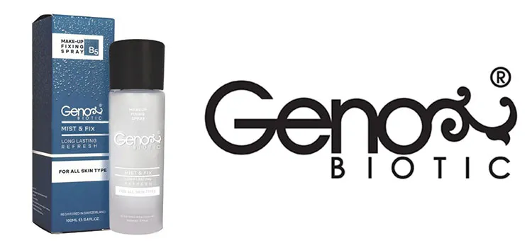 best makeup fixing spray Geno Biotic